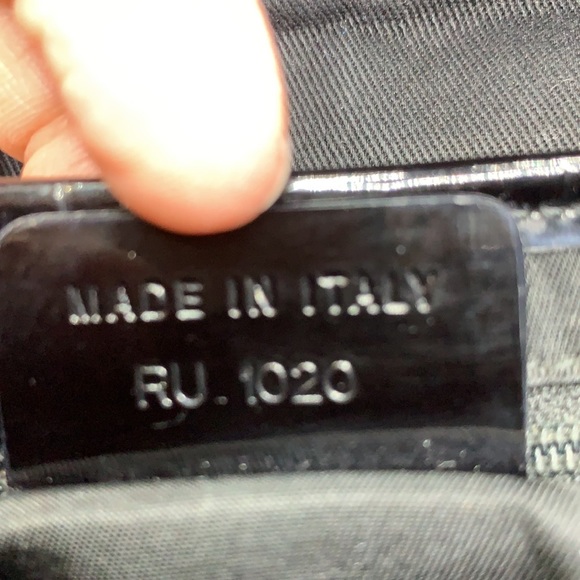 Christian Dior Canvas Patent Calfskin Saddle Bag - Picture 7 of 12